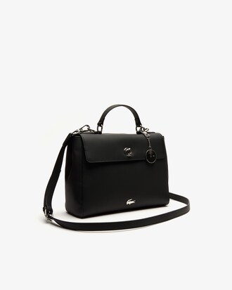 Bolso de hombro de mujer Daily Classic en lona revestida con cierre