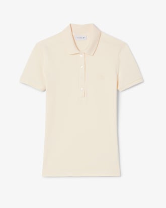 Polo de mujer Lacoste en piqu&eacute; de algod&oacute;n stretch