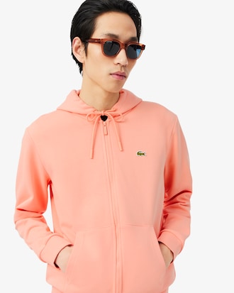 Sudadera de felpa con cremallera de corte cl&aacute;sico