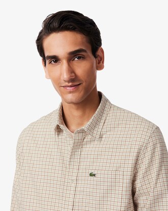 Camisa de corte regular de franela con cuadros escoceses
