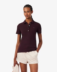 Polo de mujer Lacoste en piqu&eacute; de algod&oacute;n stretch
