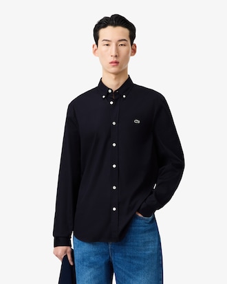 Camisa de corte regular de algod&oacute;n