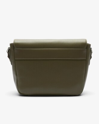 Bolsa con cierre de solapa Ossian de piel