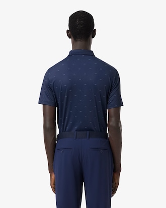Polo de golf de corte regular con estampado