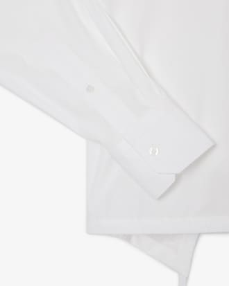 Camisa de popelín ajustable oversized