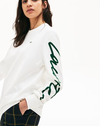 Camiseta unisex Lacoste LIVE con estampado distintivo