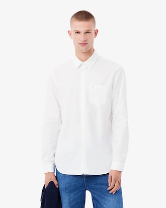Camisa de corte regular de algod&oacute;n