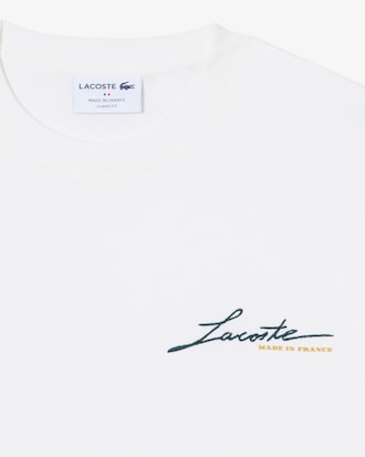 Camiseta con bordado exclusivo de fabricaci&oacute;n francesa