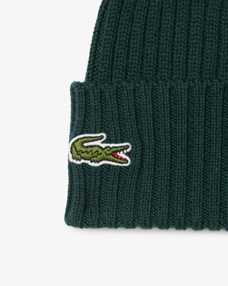 Gorro de canalé de lana cepillada