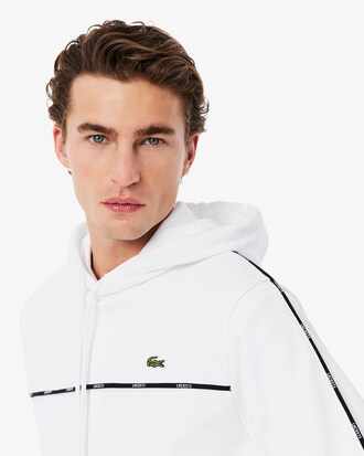 Sudadera de corte clásico de rayas con logotipo