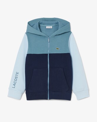 Sudadera con capucha con bloques de color