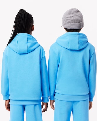 Sudadera con capucha de felpa y bolsillo tipo canguro