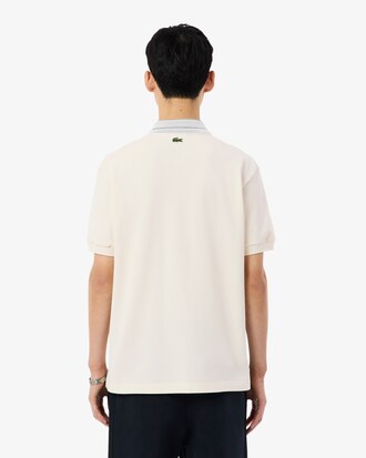 Polo de corte cl&aacute;sico con insignia fabricado en Francia