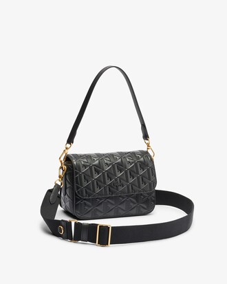 Bolso para llevar al hombro Maheki de piel en relieve