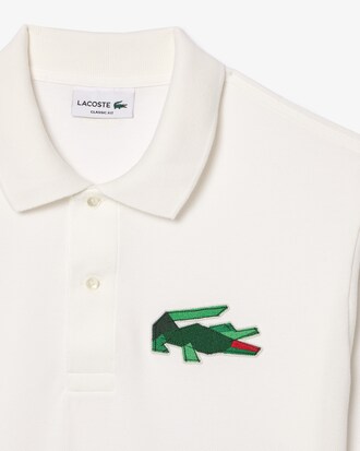 Polo con insignia de corte clásico L.12.12