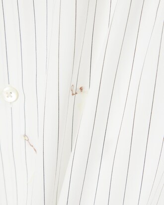 Camisa de algod&oacute;n bordada de corte holgado