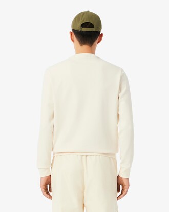 Sudadera de tenis de rayas con detalles de marca