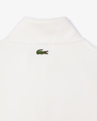 Sudadera estampada con cuello alto y cremallera