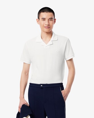 Polo de corte clásico Paris con cuello abierto