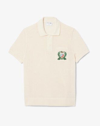 Jersey con cuello polo de fabricación francesa