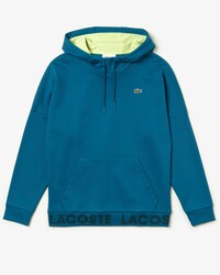 Sudadera de hombre Lacoste SPORT en algod&oacute;n con capucha y franja acanalada