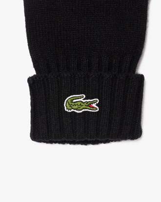 Guantes de punto jersey de lana