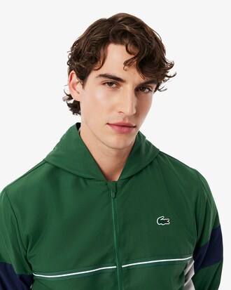 Chaqueta de ch&aacute;ndal deportiva con bloques de color