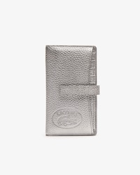 Billetera y carcasa de mujer Croco Crew en piel granulada