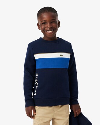 Sudadera de felpa con bloques de color