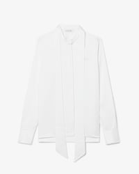 Camisa de corte regular con cuello amovible