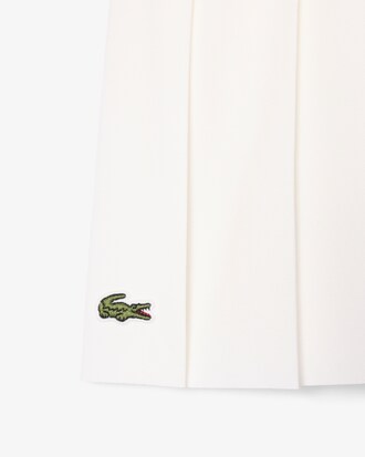 Falda plisada de algod&oacute;n Oxford