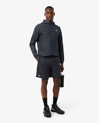 Pantal&oacute;n corto de tenis de tafet&aacute;n de rombos ligero