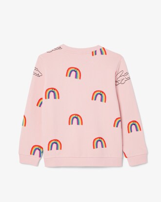 Sudadera de felpa estampada