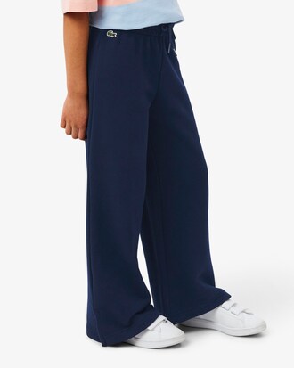 Pantal&oacute;n de ch&aacute;ndal de felpa con pierna acampanada
