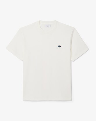 Camiseta de punto jersey grueso con cocodrilo con paisaje