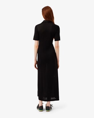 Vestido de piqué con cuello polo Runway