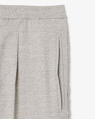 Pantal&oacute;n de tejido flameado de corte holgado