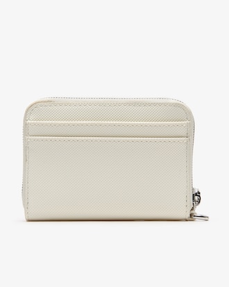 Billetera pequeña Daily Classic lona piqué revestida cremallera