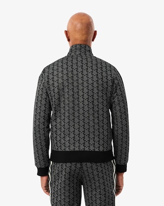 Chaqueta de chándal con cremallera de jacquard Paris