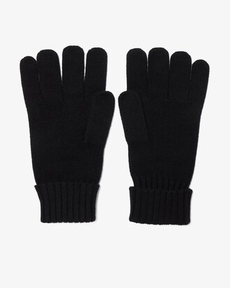 Guantes de punto jersey de lana