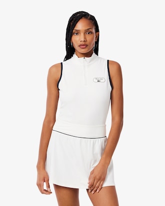 Camiseta de tirantes de tenis retro con insignia Ultra Dry