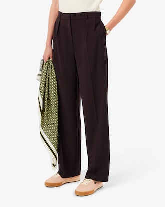 Pantal&oacute;n oversized de mezcla de lana