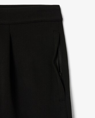 Pantalón de pinzas de piqué Loose Fit
