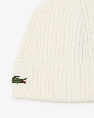 Gorro de canalé de lana cepillada