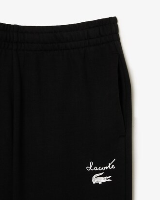 Pantalón de chándal de felpa con logotipo
