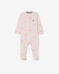 Pelele de bebé de piqué estampado