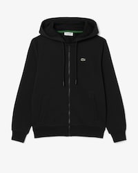 Sudadera con capucha de felpa con cremallera