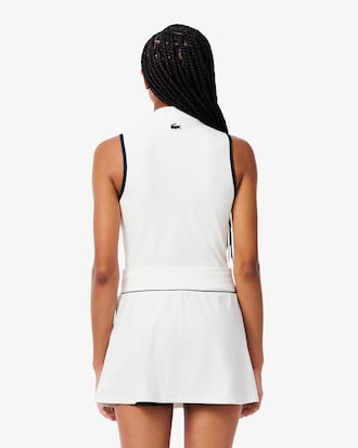Camiseta de tirantes de tenis retro con insignia Ultra Dry