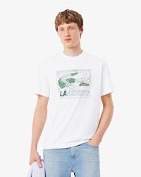 Camiseta de algod&oacute;n estampada