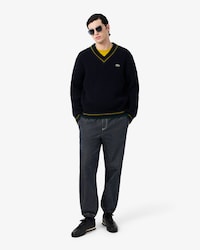 Pantal&oacute;n vaquero con cintura el&aacute;stica y corte holgado
